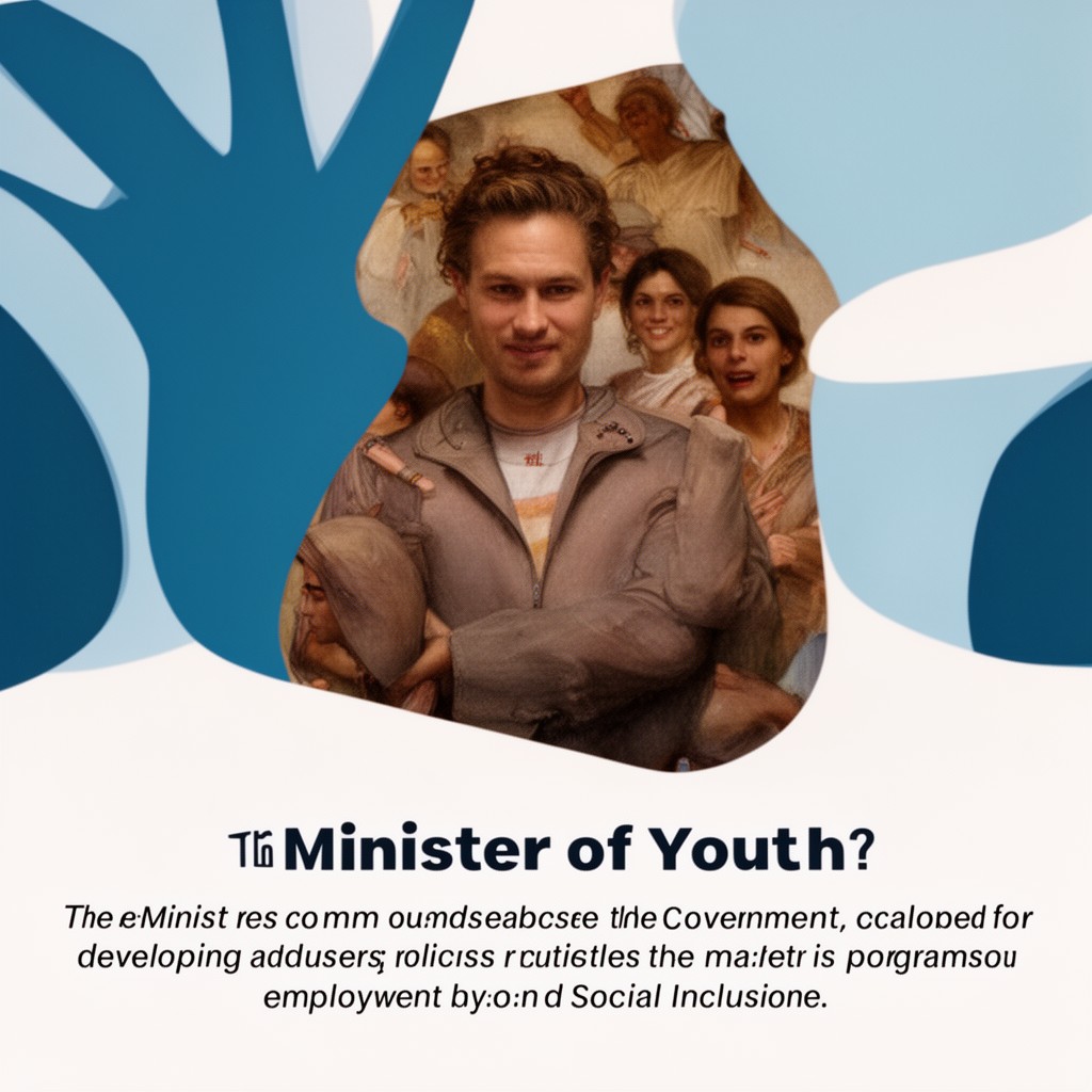 AI-generated illustration of Minister of Youth