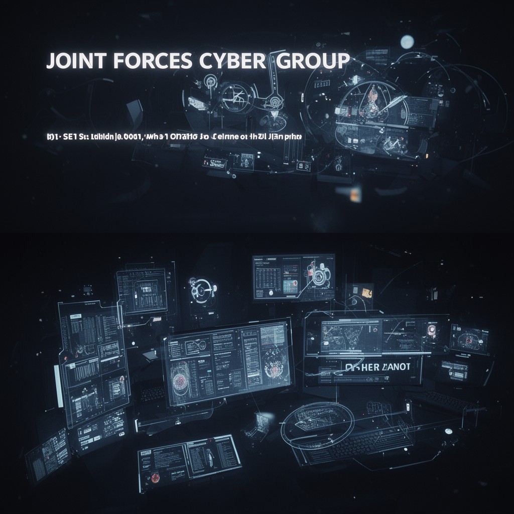AI-generated illustration of Joint Forces Cyber Group