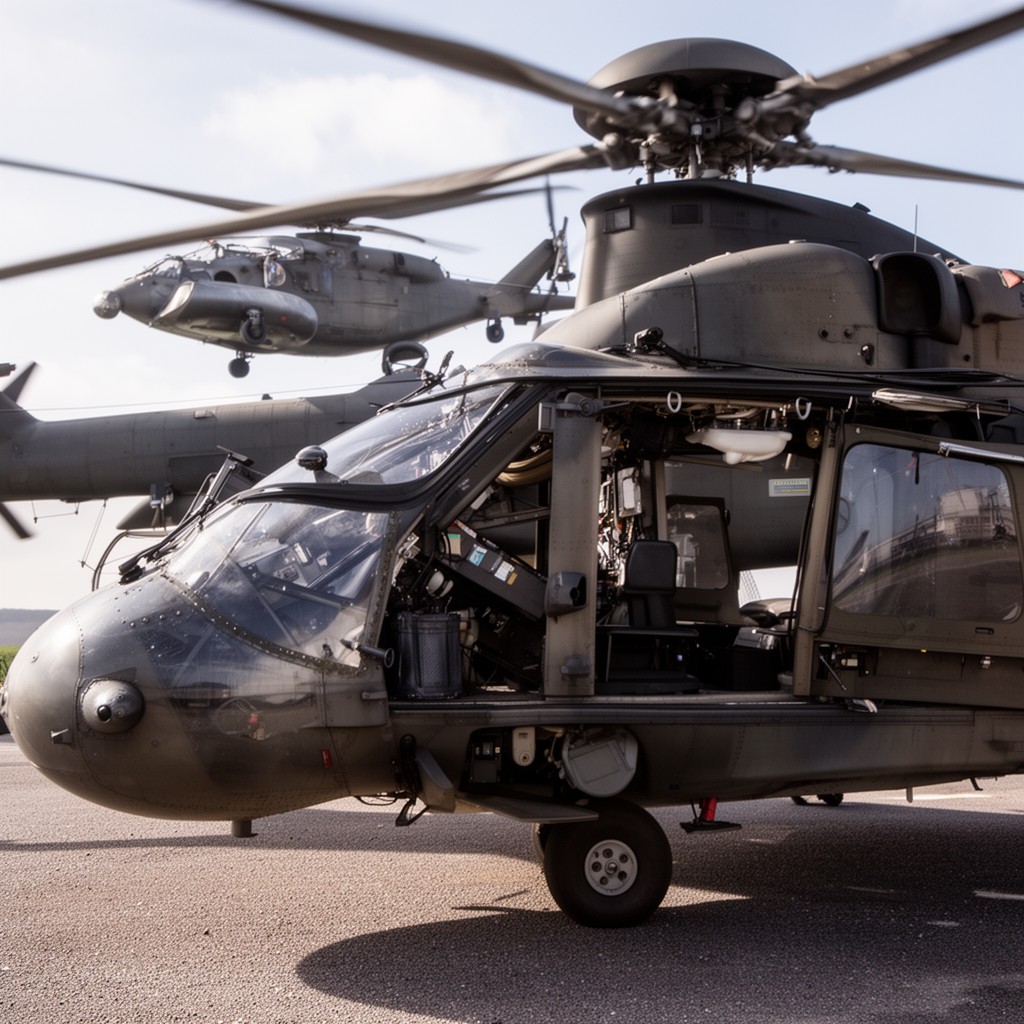 AI-generated illustration of Joint Helicopter Command