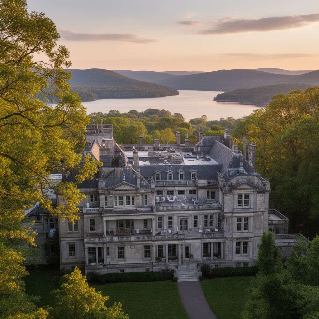 AI-generated illustration of Staatsburgh State Historic Site