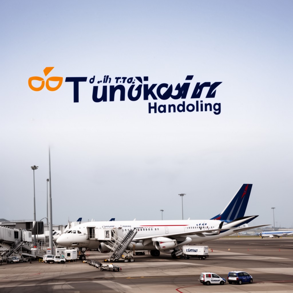 AI-generated illustration of Tunisair Handling