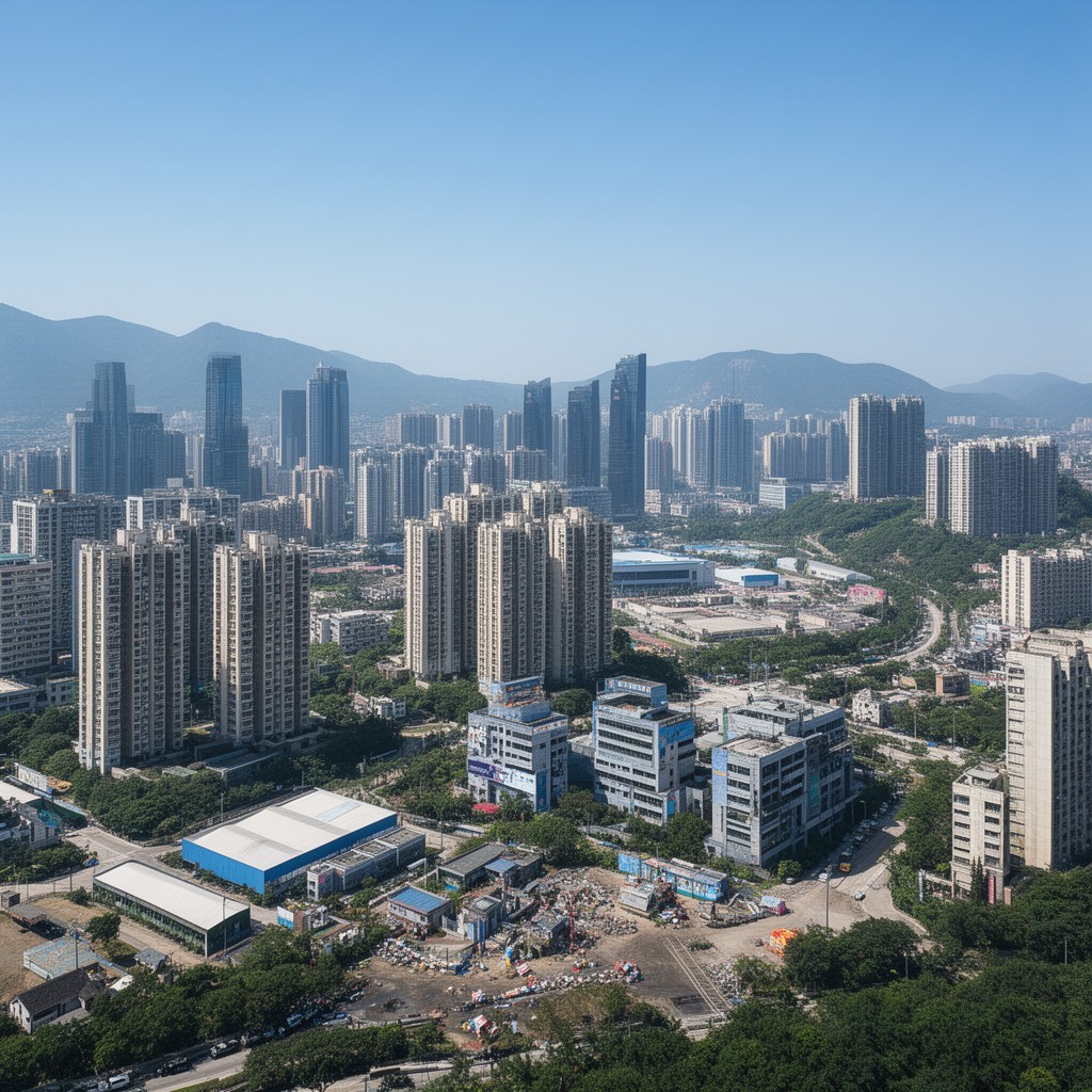 AI-generated illustration of Xili Subdistrict