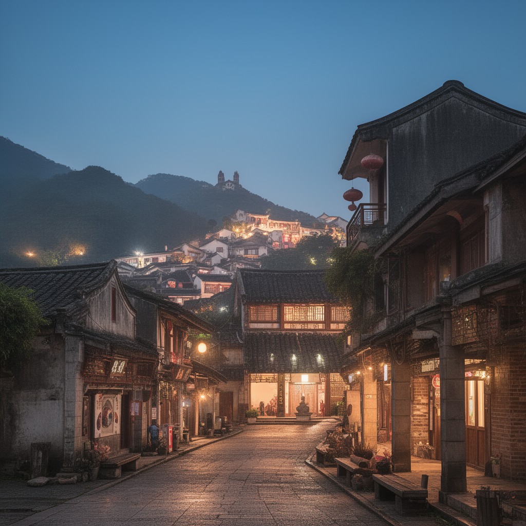 AI-generated illustration of Nantou