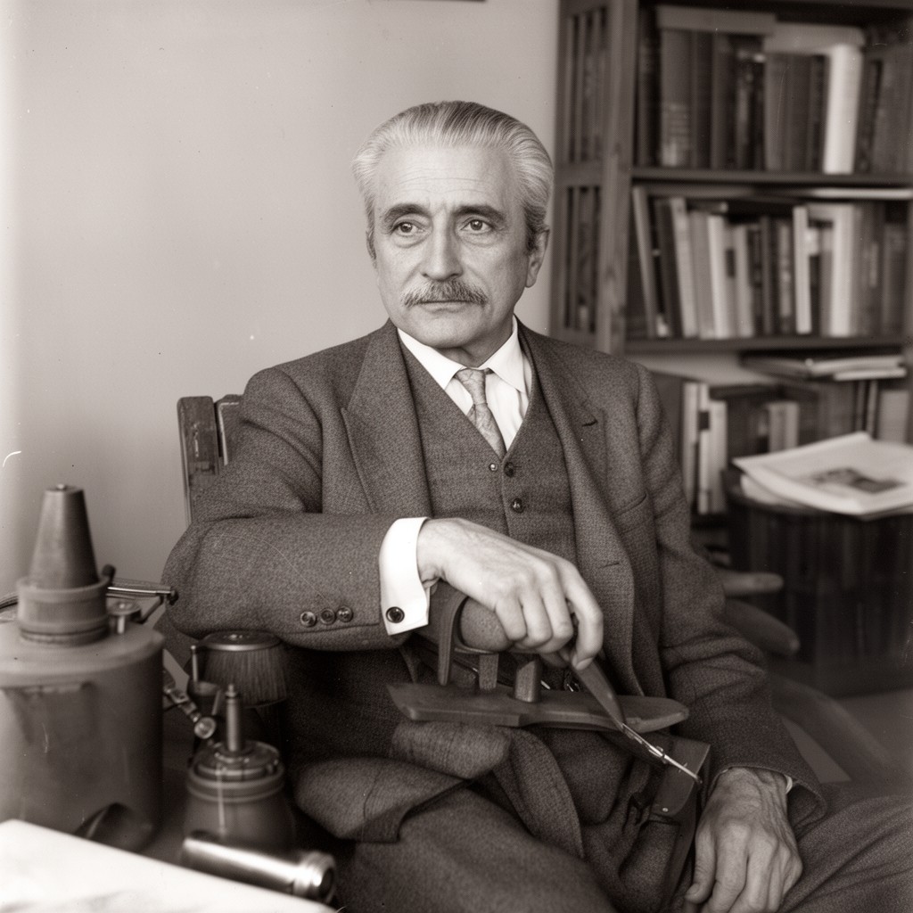AI-generated illustration of Hermann Einstein