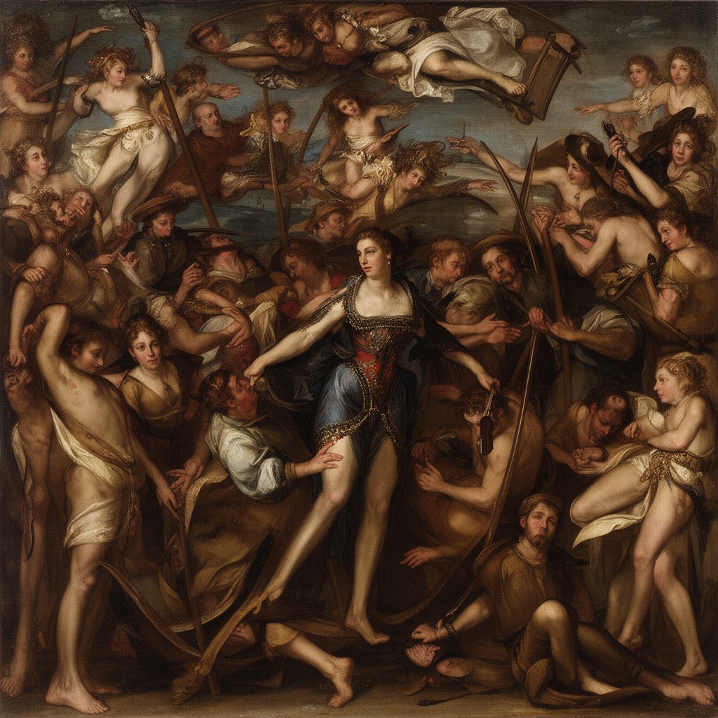 AI-generated illustration of Mannerism