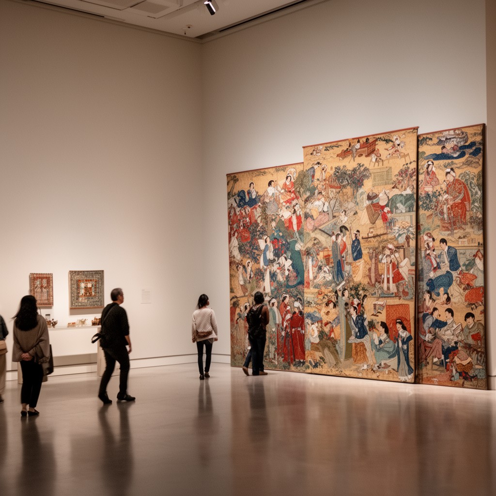AI-generated illustration of Asian Art Museum of San Francisco