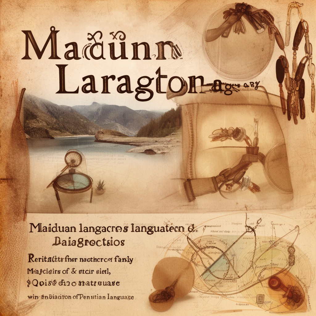 AI-generated illustration of Maiduan languages