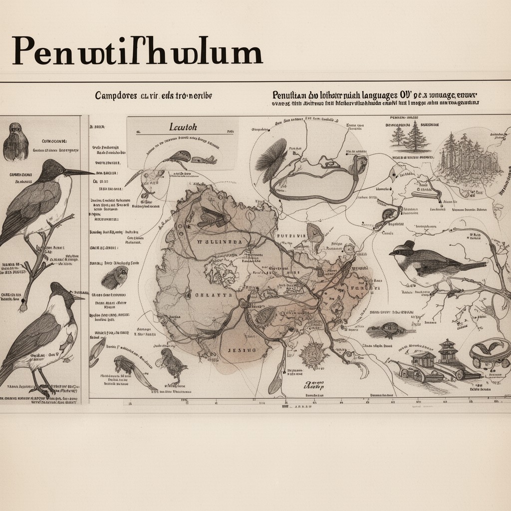 AI-generated illustration of Penutian phylum
