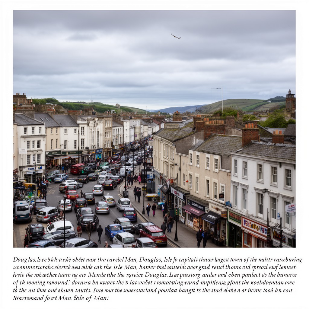 AI-generated illustration of Douglas, Isle of Man