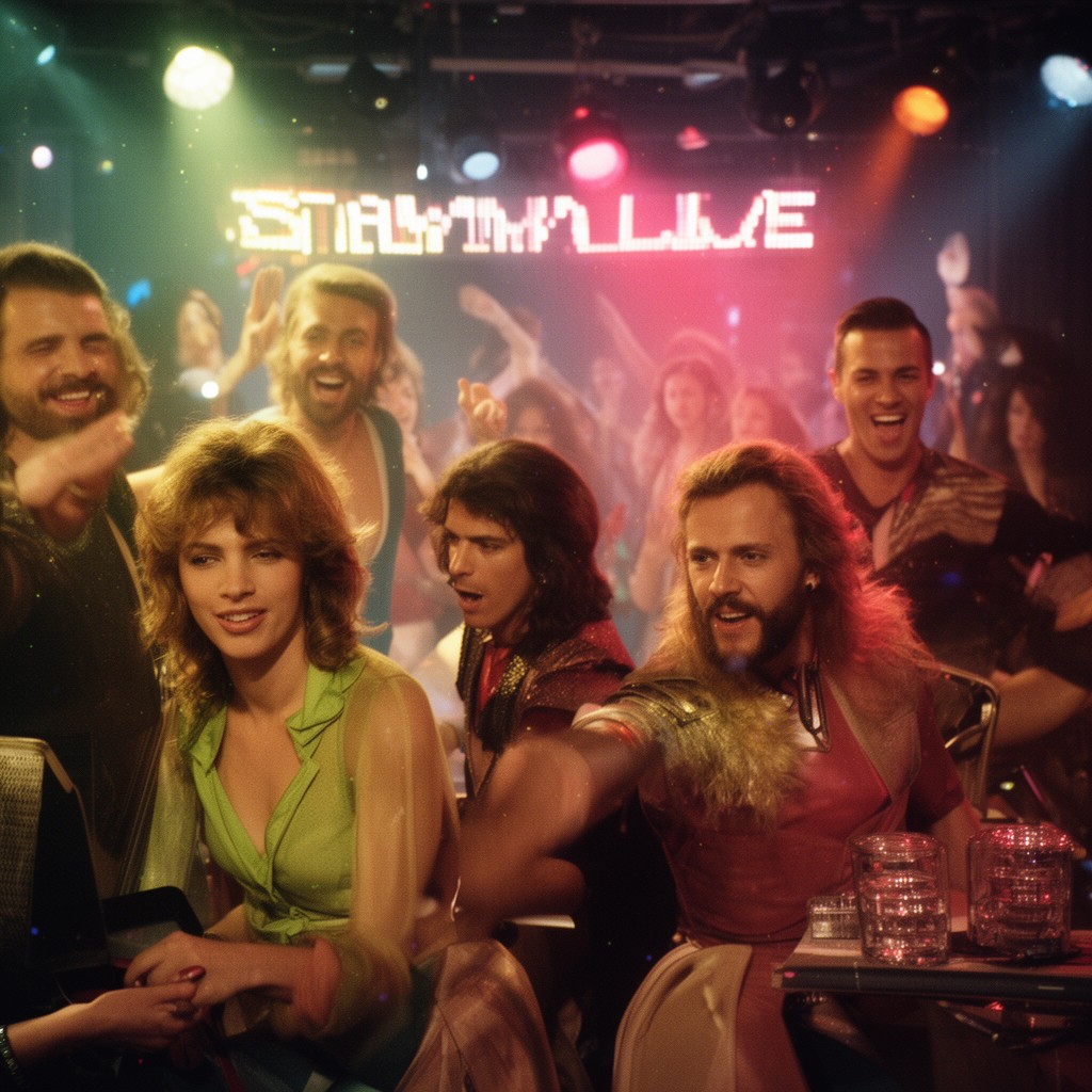 AI-generated illustration of Stayin' Alive