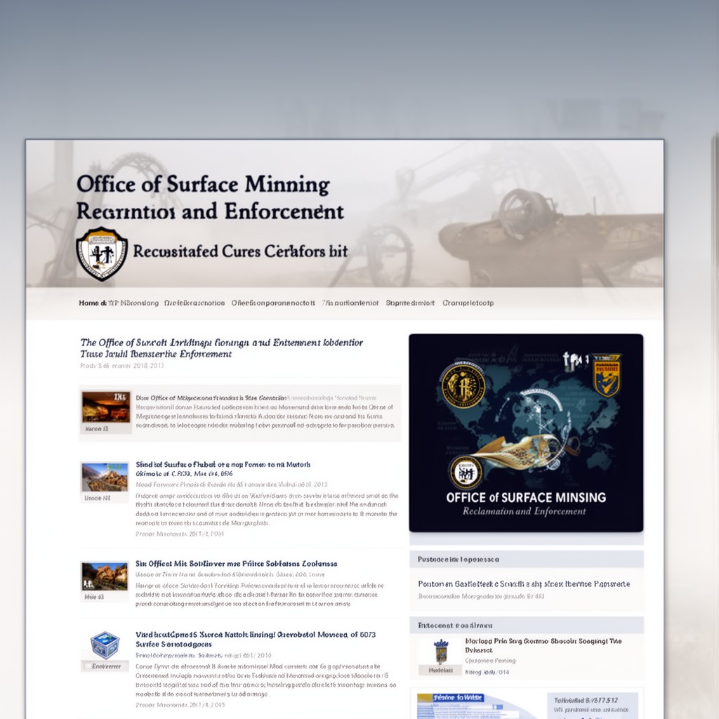 AI-generated illustration of Office of Surface Mining Reclamation and Enforcement