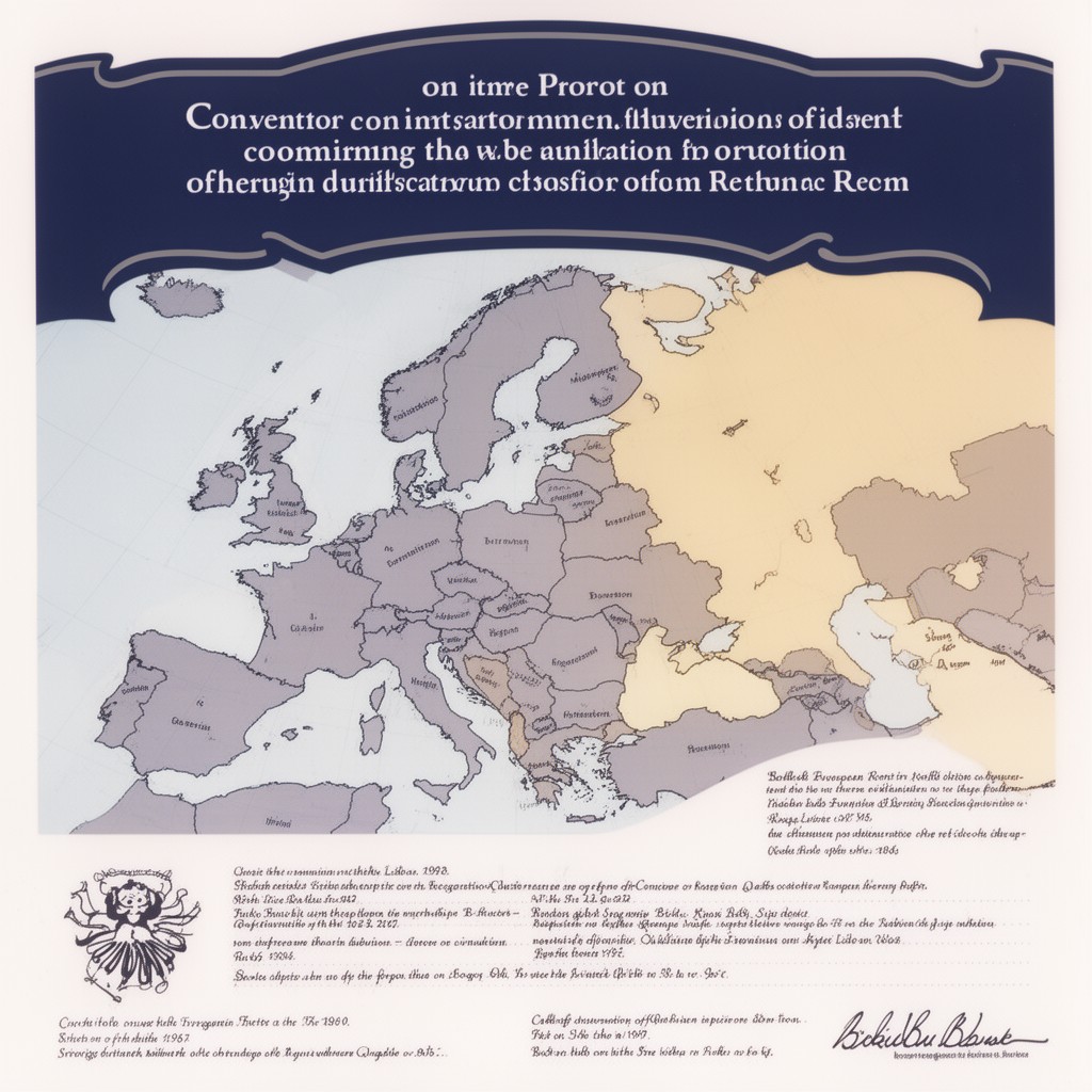 AI-generated illustration of Convention on the Recognition of Qualifications concerning Higher Education in the European Region
