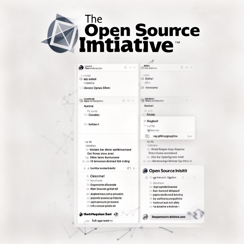 AI-generated illustration of Open Source Initiative