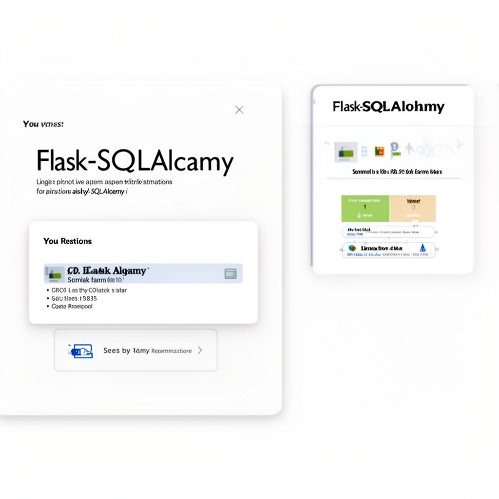 AI-generated illustration of Flask-SQLAlchemy