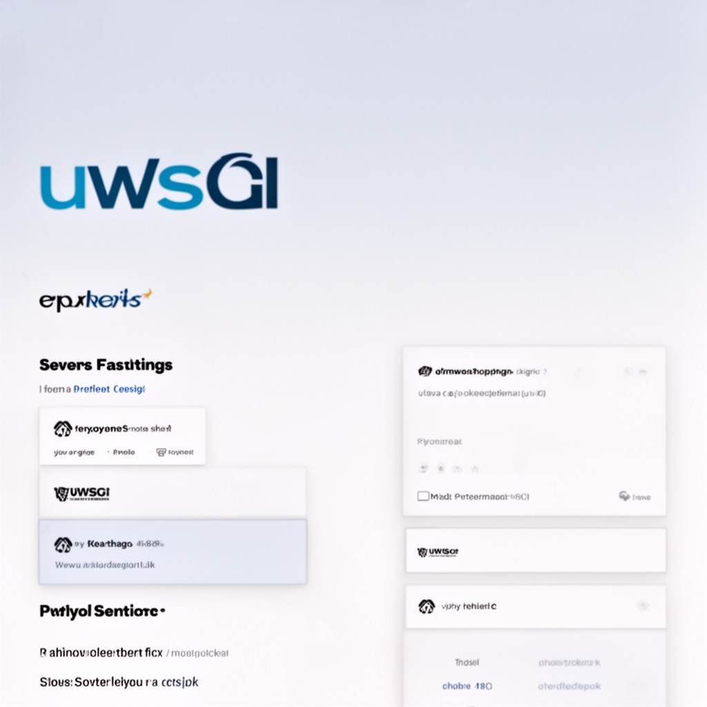 AI-generated illustration of uWSGI