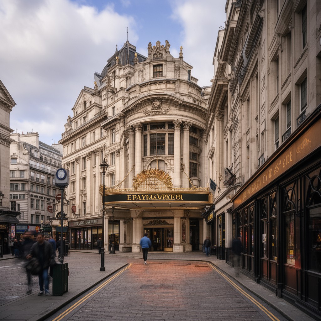 AI-generated illustration of Haymarket, London