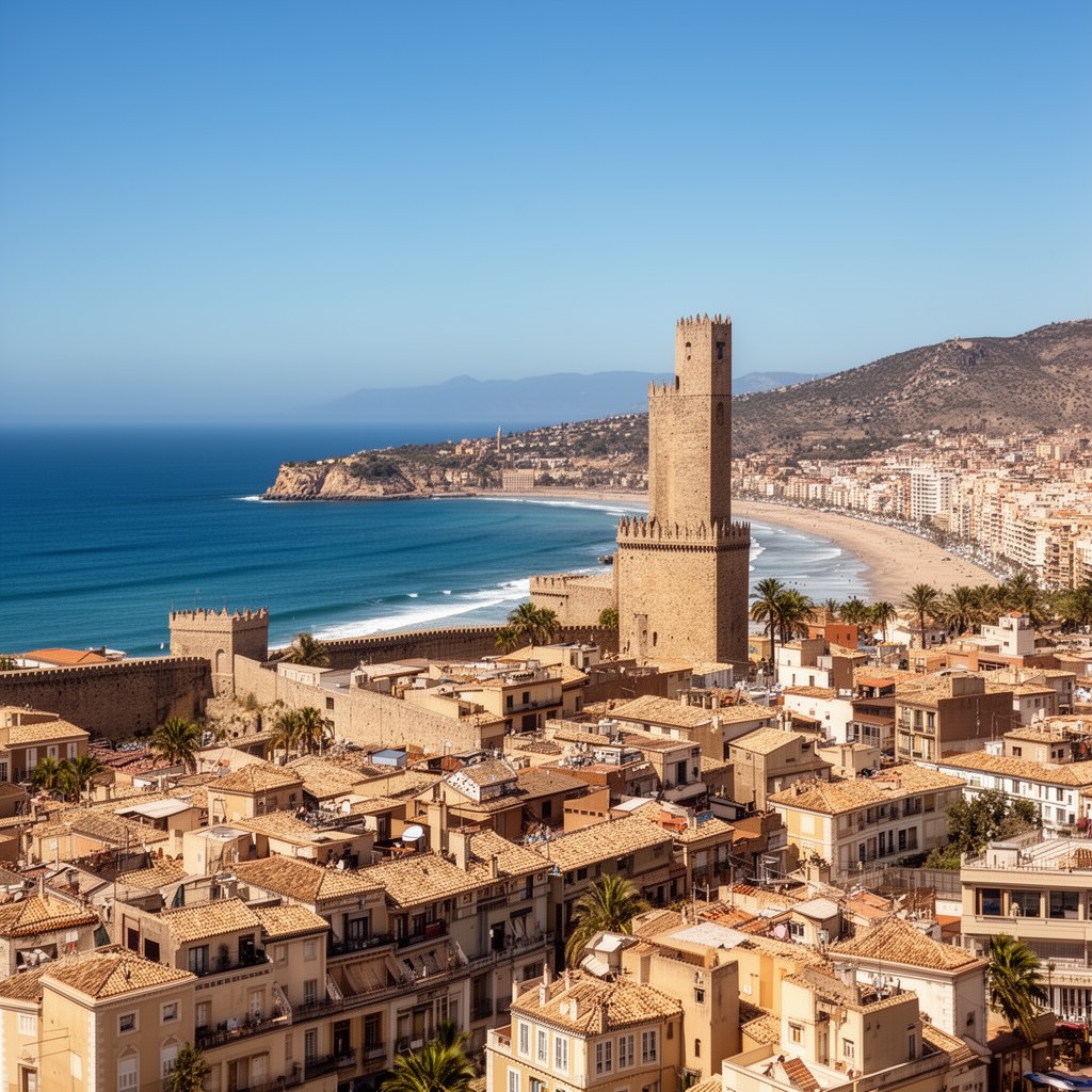 AI-generated illustration of Castellón, Spain