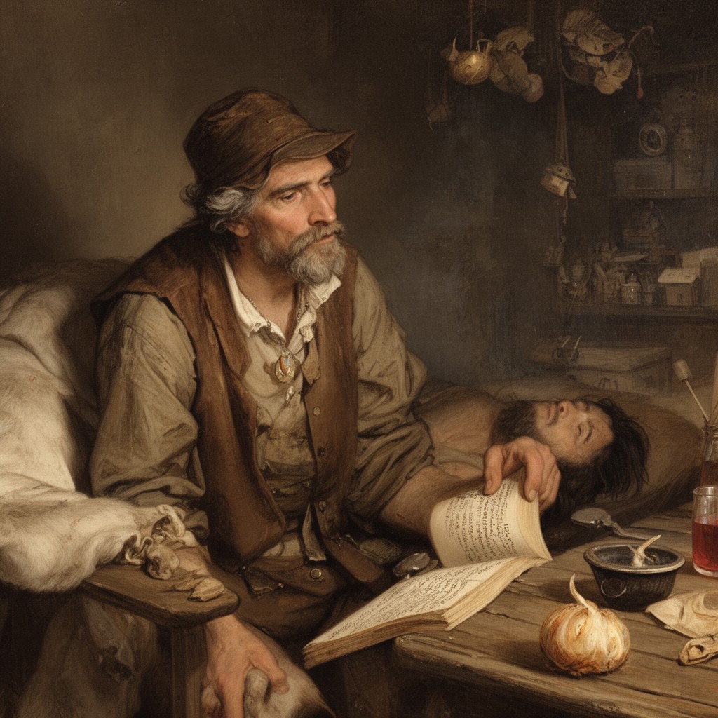 AI-generated illustration of Rip Van Winkle
