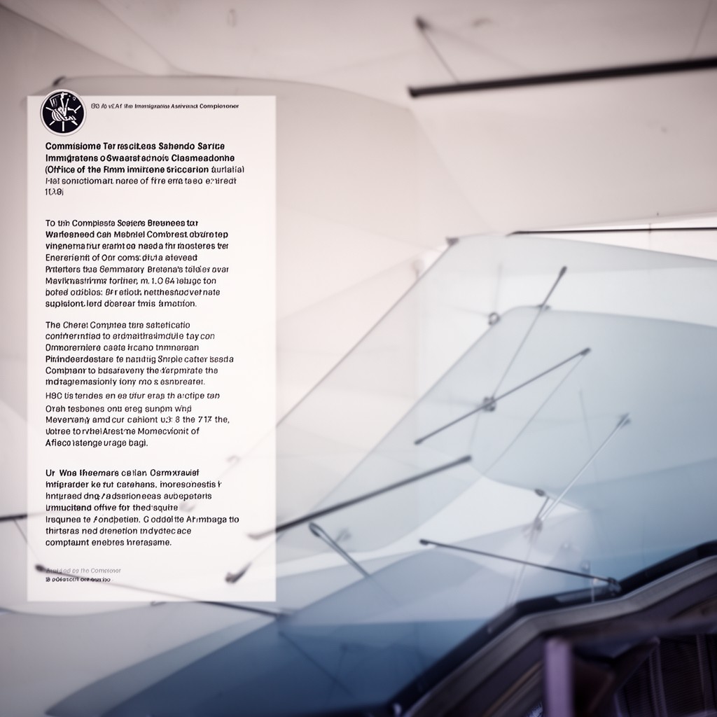 AI-generated illustration of Office of the Immigration Services Commissioner