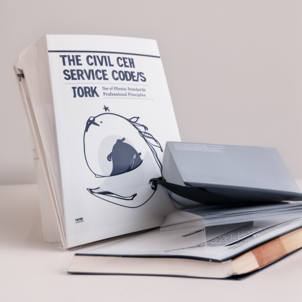 AI-generated illustration of Civil Service Code