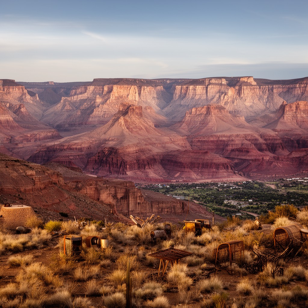 AI-generated illustration of southwestern United States
