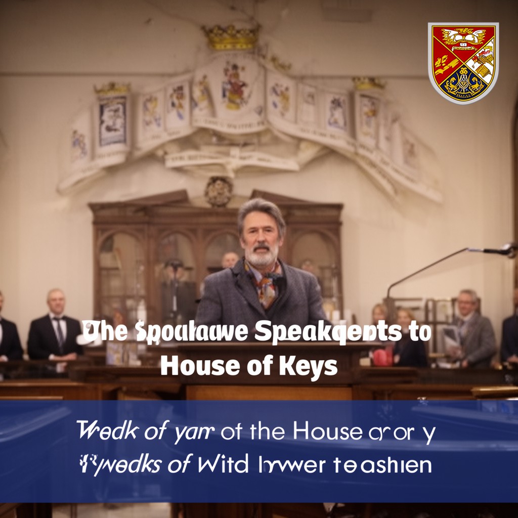 AI-generated illustration of Speaker of the House of Keys