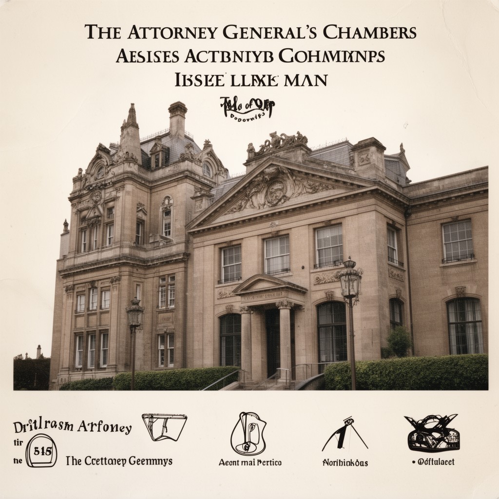 AI-generated illustration of Attorney General’s Chambers (Isle of Man)