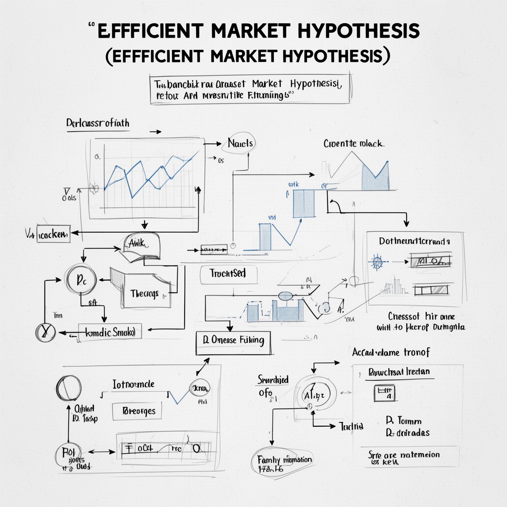 AI-generated illustration of efficient market hypothesis