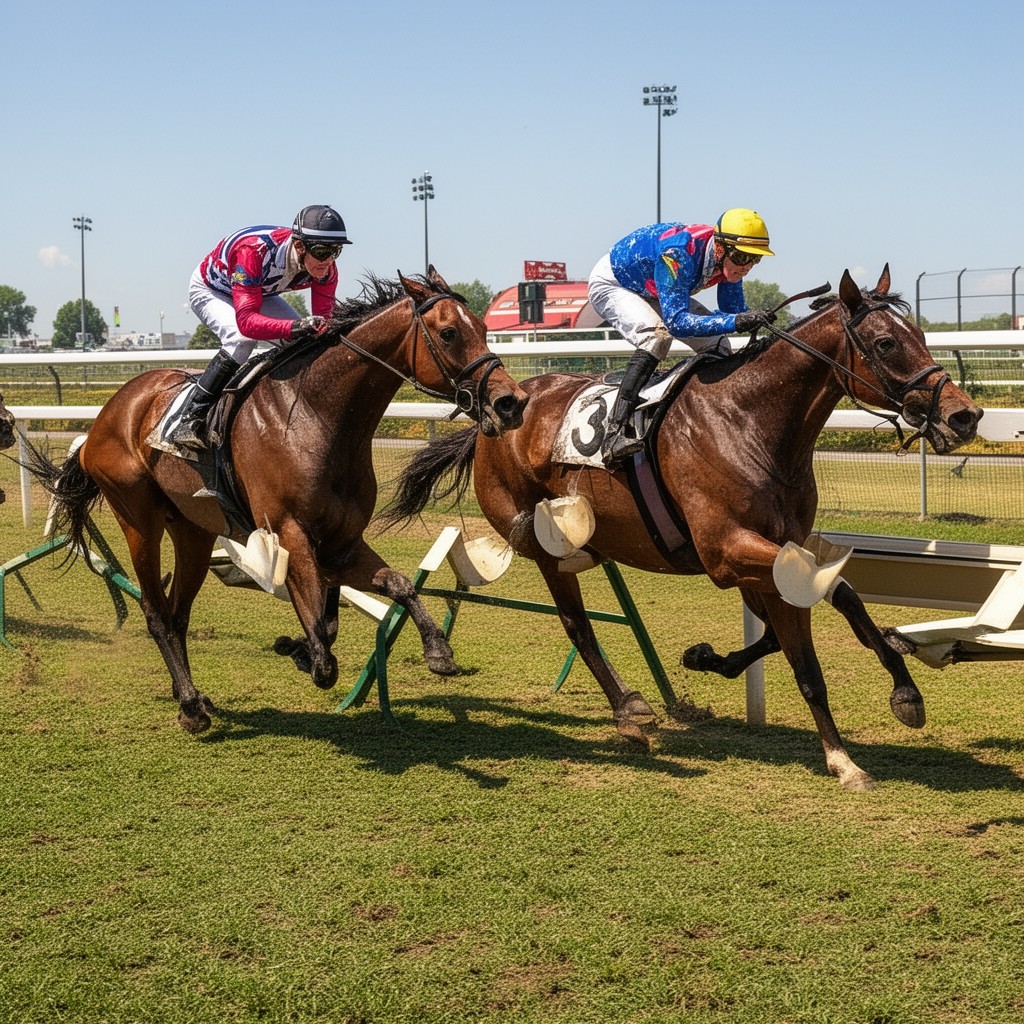 AI-generated illustration of Preakness Stakes