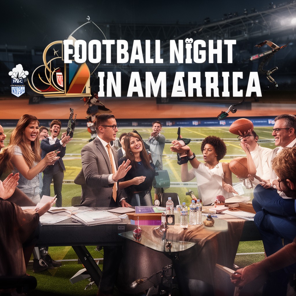 AI-generated illustration of Football Night in America