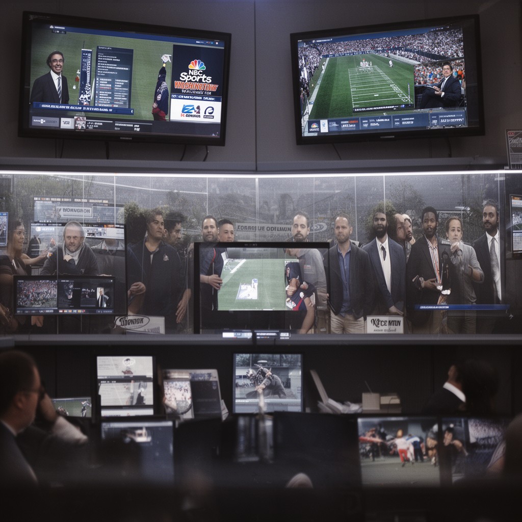 AI-generated illustration of NBC Sports Washington