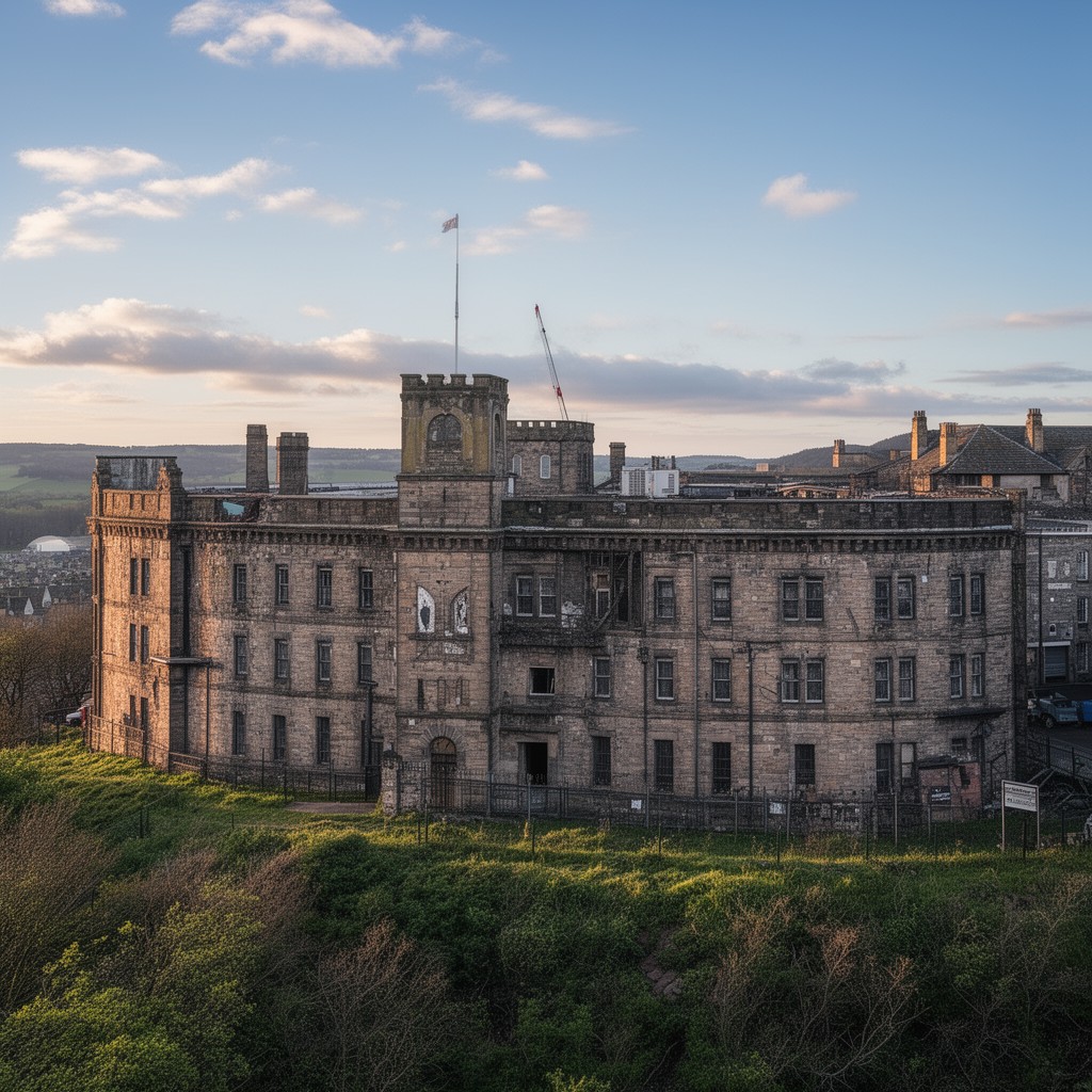 AI-generated illustration of Calton Jail