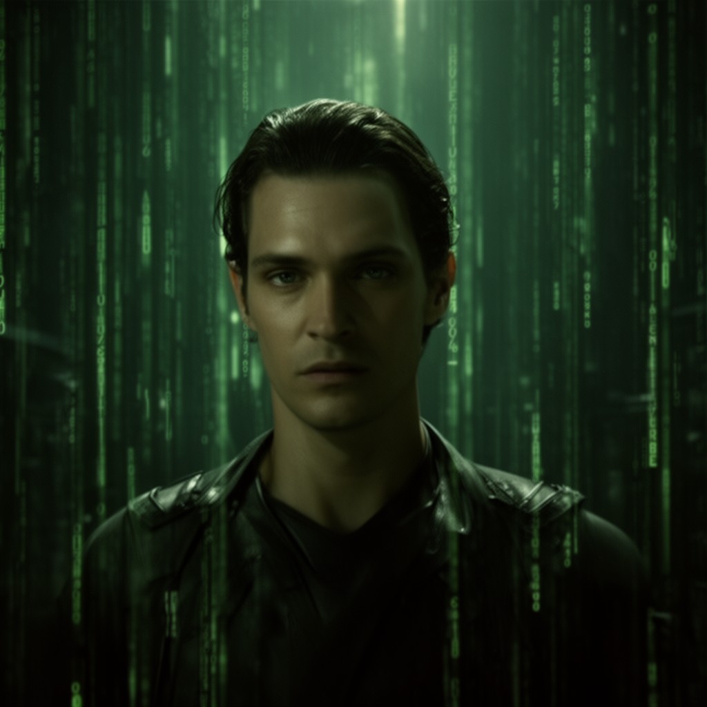 AI-generated illustration of The Matrix Reloaded