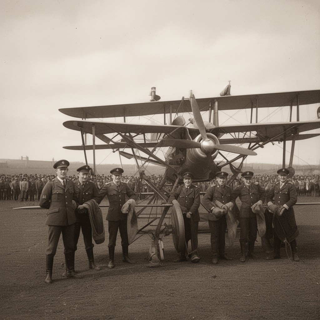 AI-generated illustration of Royal Flying Corps