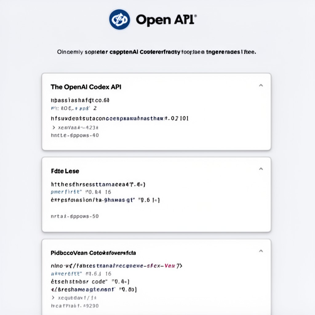 AI-generated illustration of OpenAI Codex API
