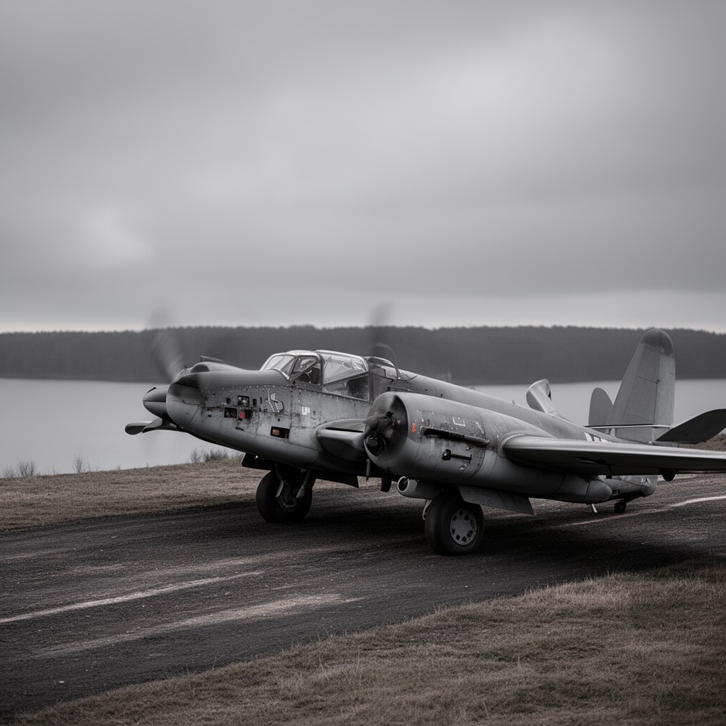AI-generated illustration of Messerschmitt Bf 110
