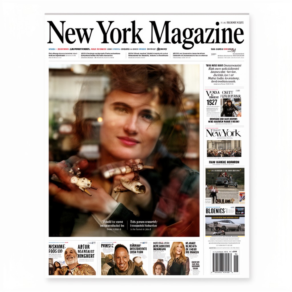 AI-generated illustration of New York Magazine