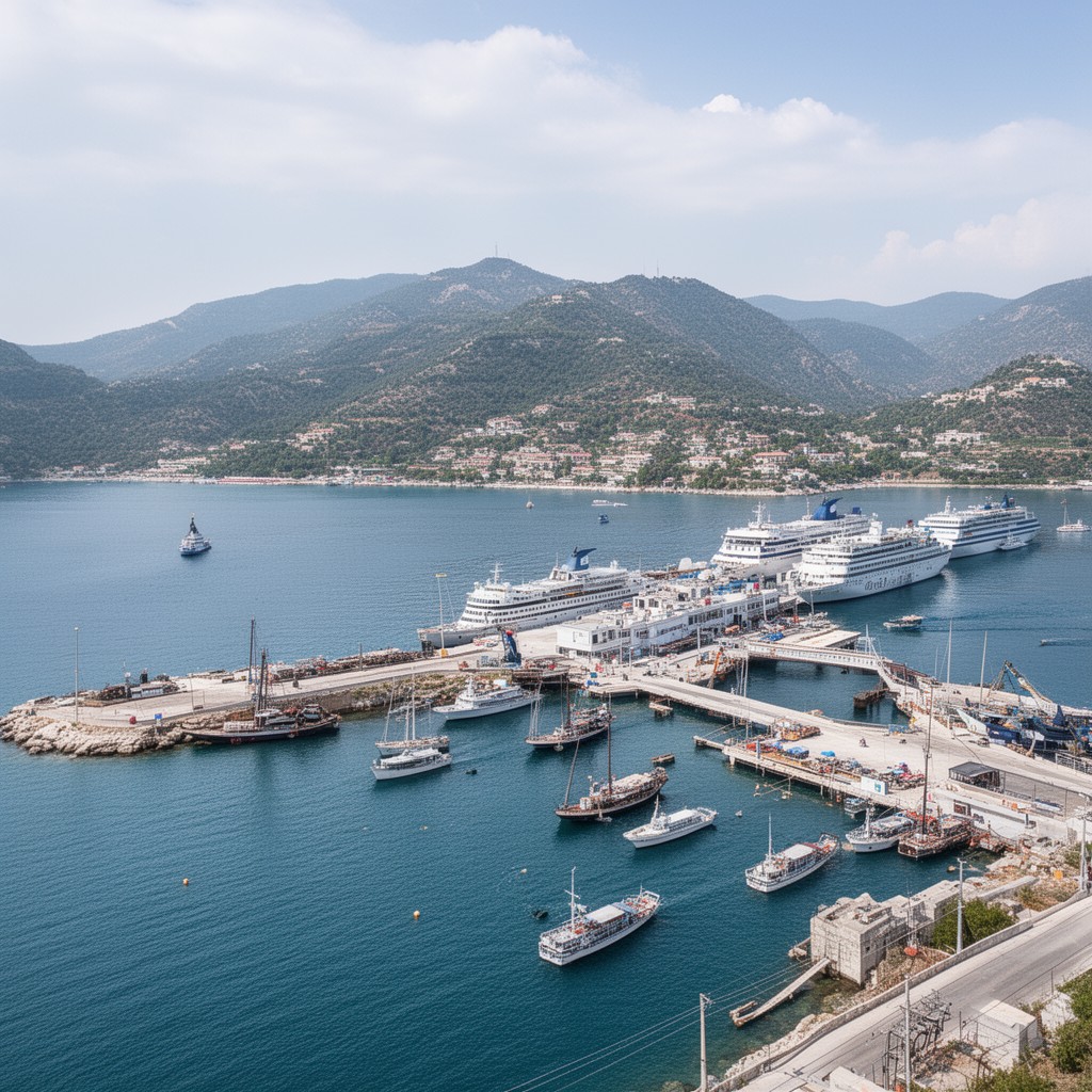 AI-generated illustration of Port of Igoumenitsa (connection)