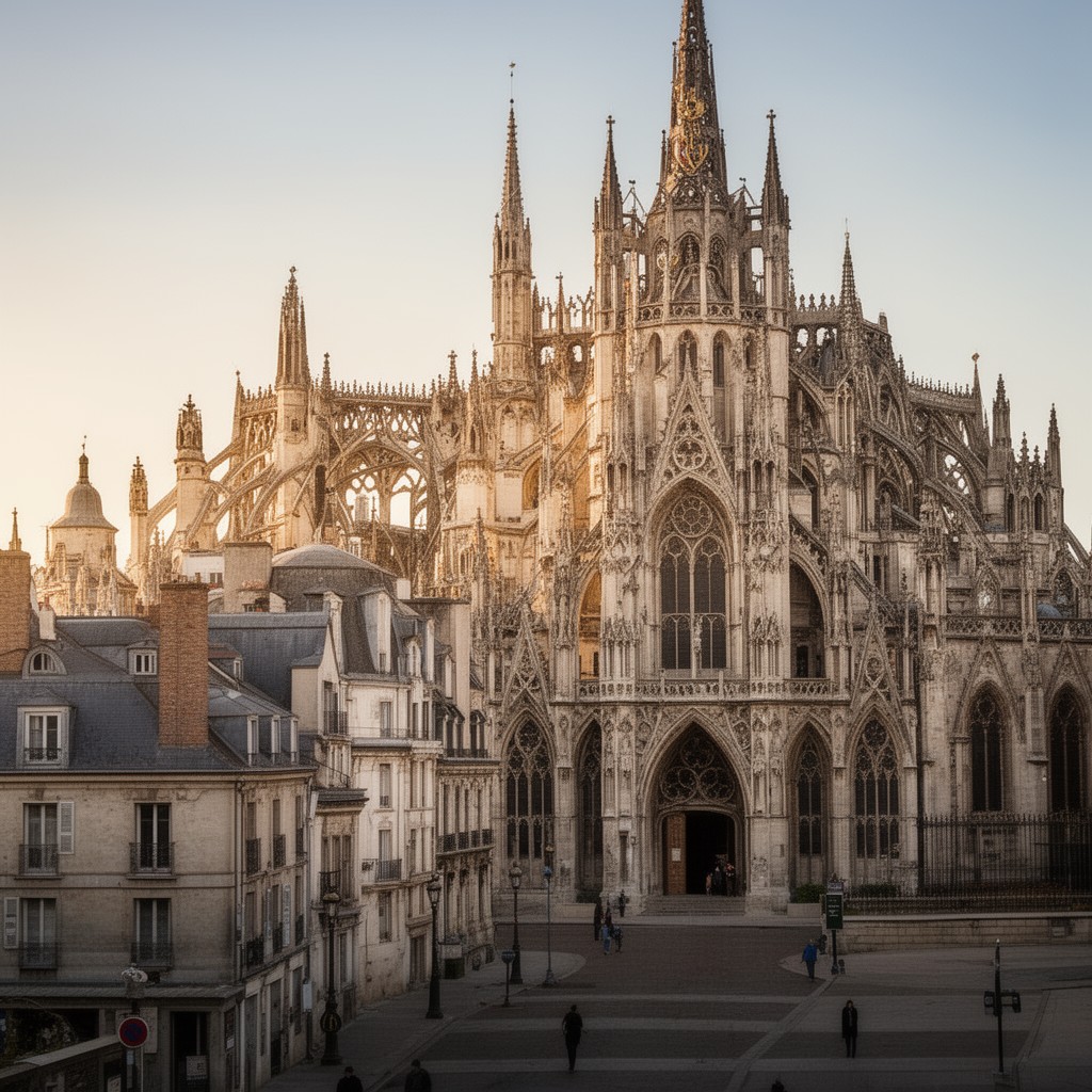 AI-generated illustration of Reims