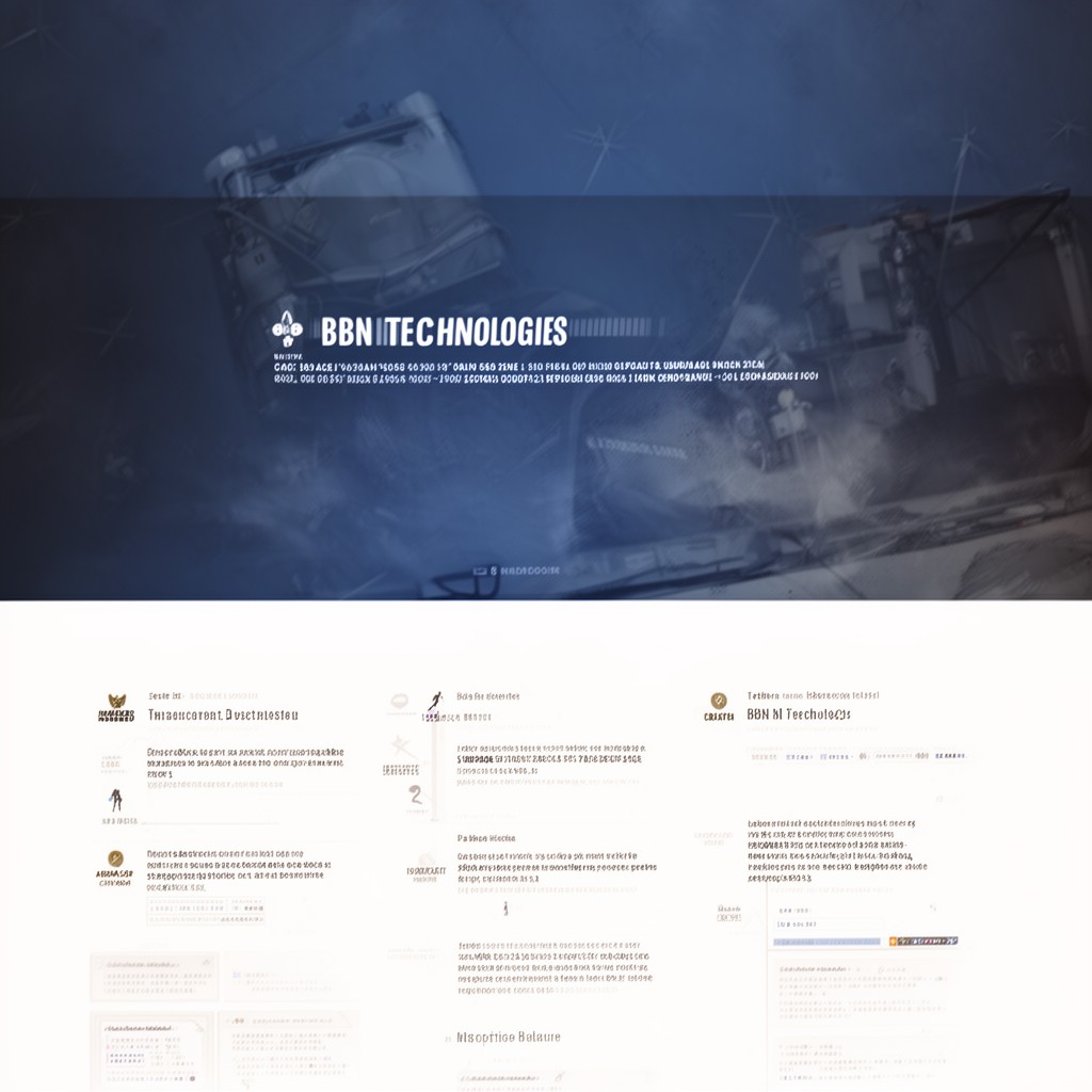 AI-generated illustration of BBN Technologies