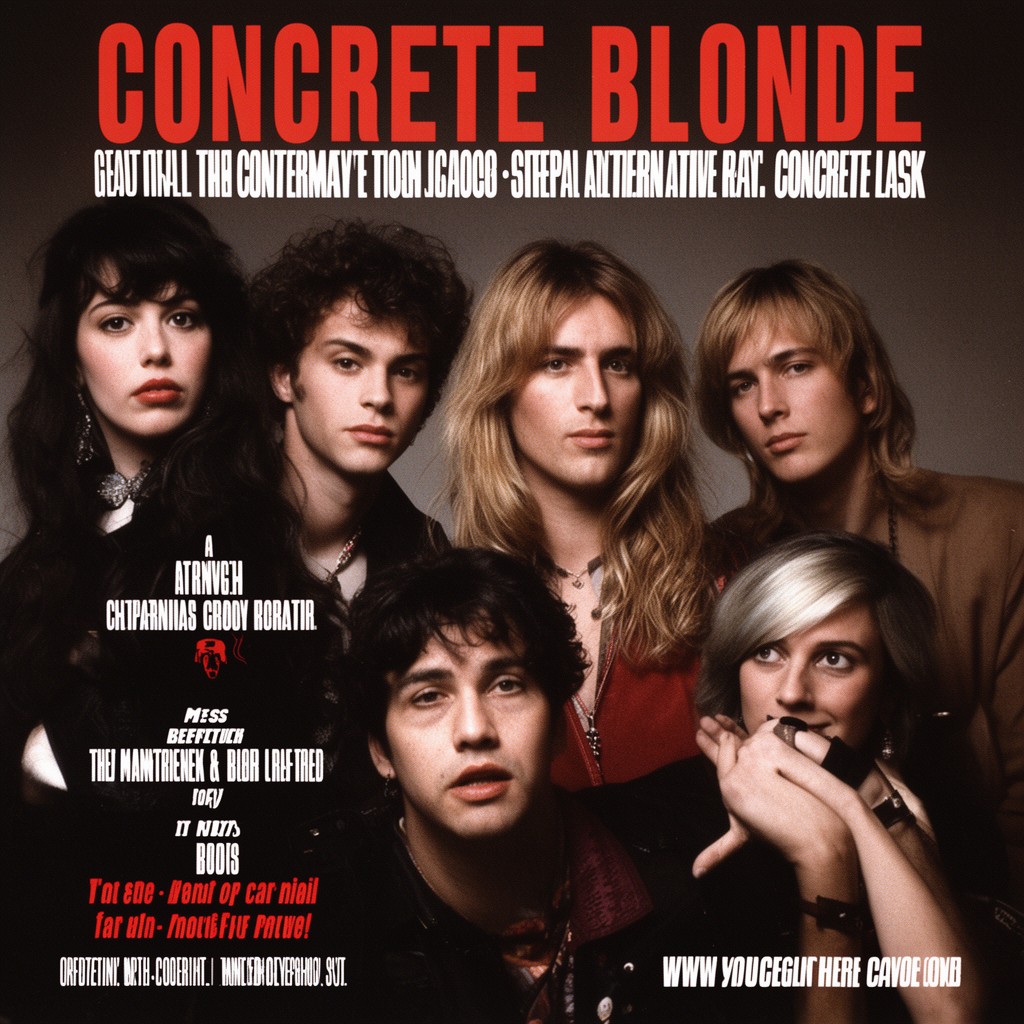 AI-generated illustration of Concrete Blonde