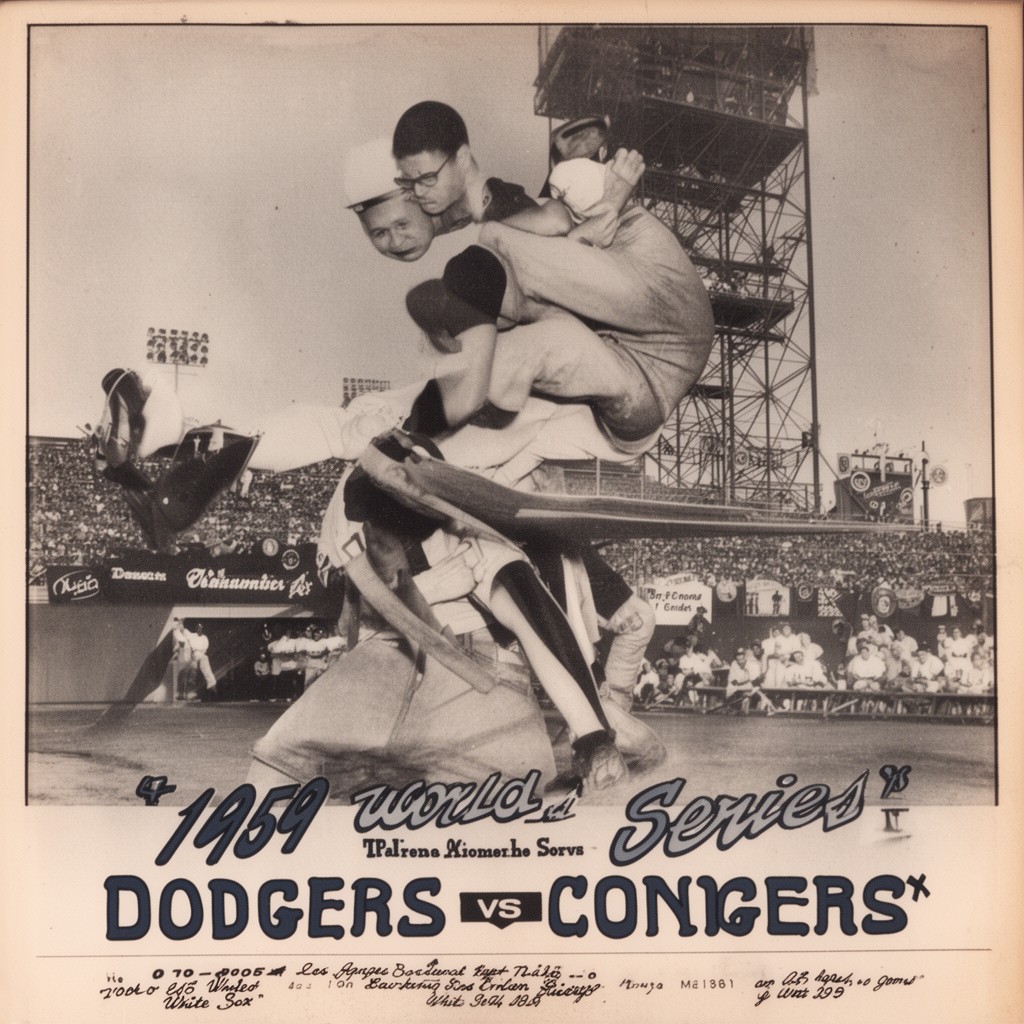 AI-generated illustration of 1959 World Series