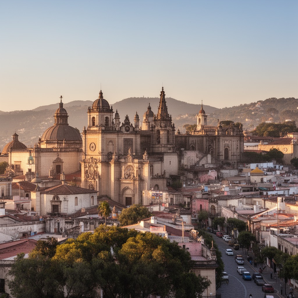 AI-generated illustration of city of Morelia (renamed in his honor)