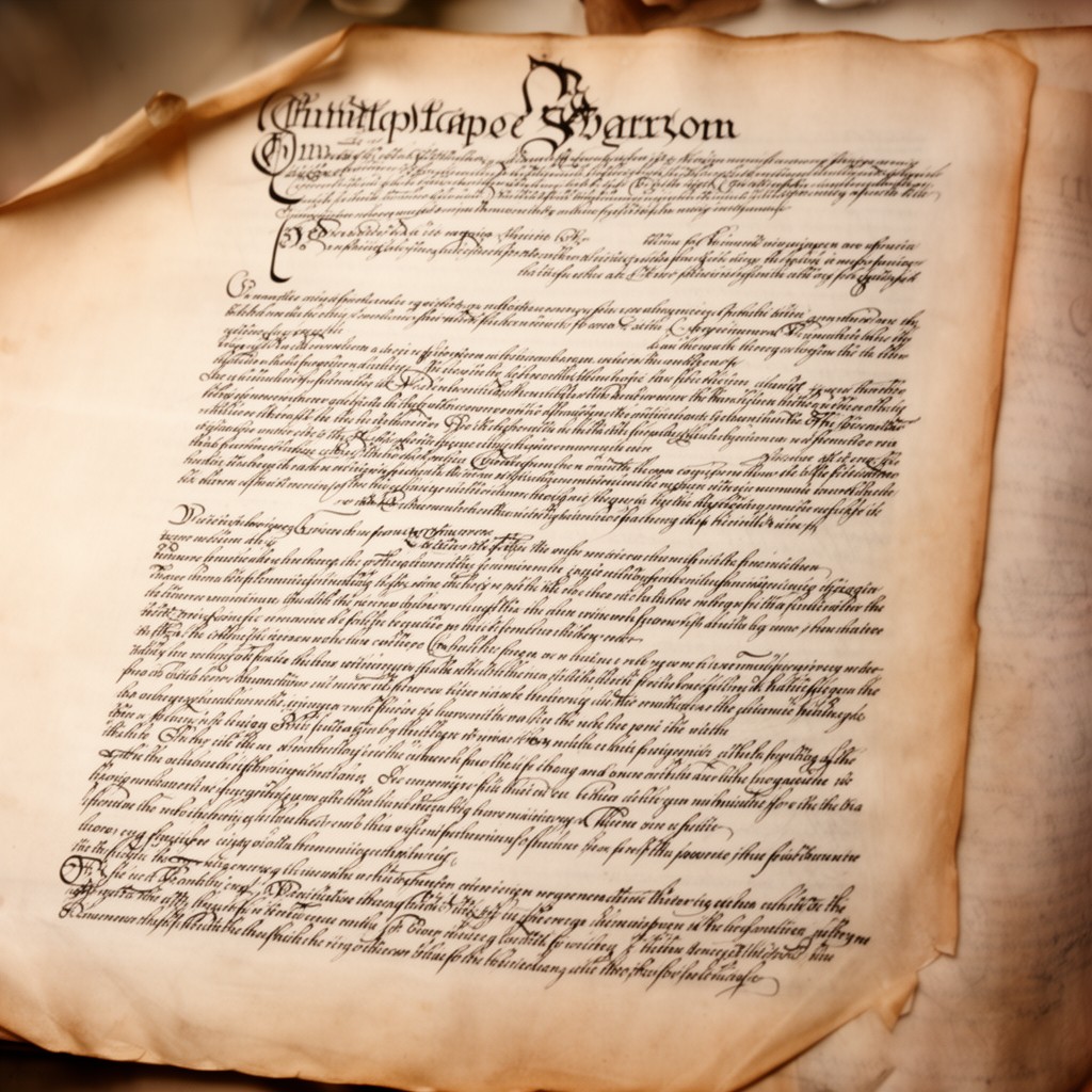 AI-generated illustration of Article I of the United States Constitution