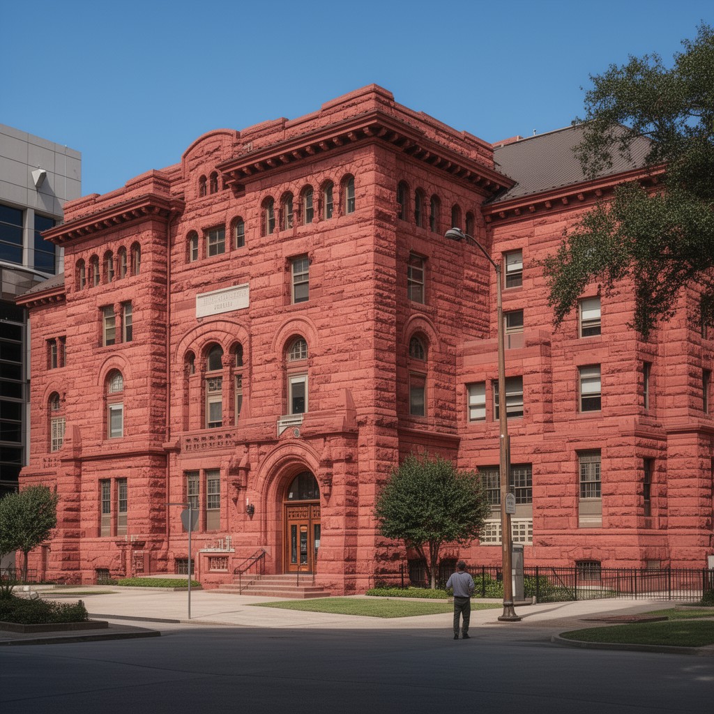 AI-generated illustration of Old Red Museum