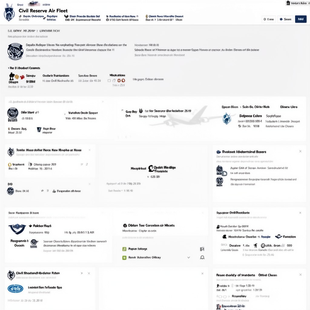 AI-generated illustration of Civil Reserve Air Fleet