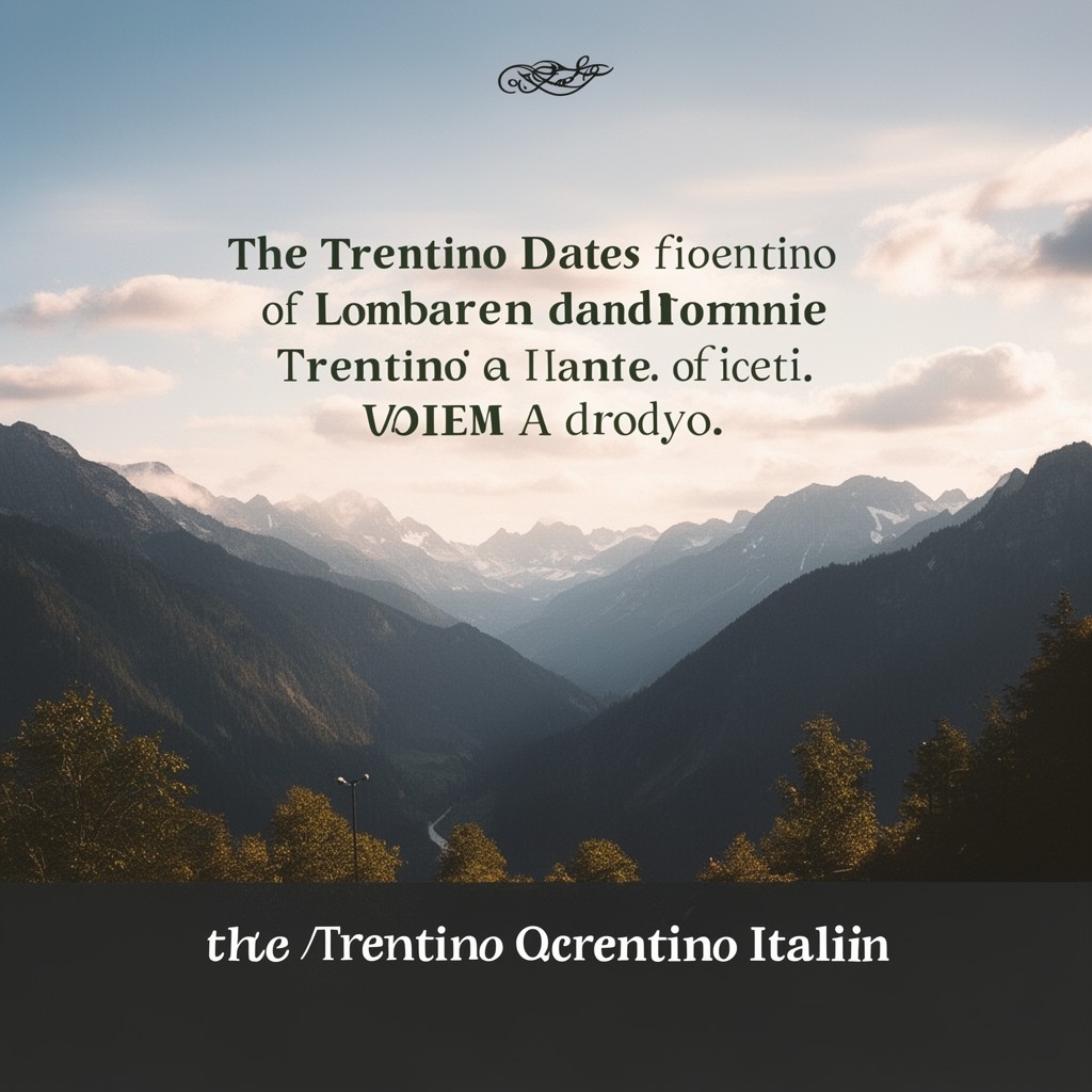 AI-generated illustration of Trentino dialect