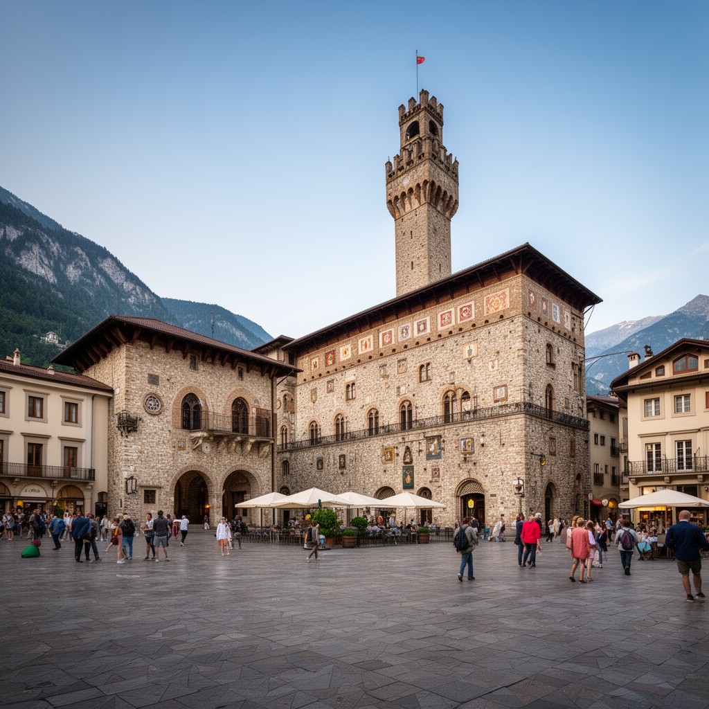 AI-generated illustration of Palazzo Pretorio