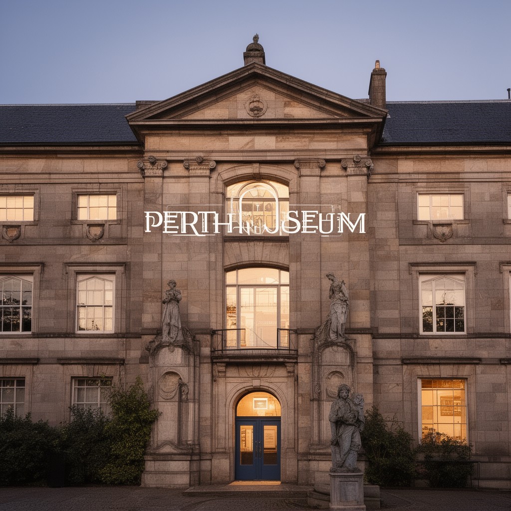 AI-generated illustration of Perth Museum