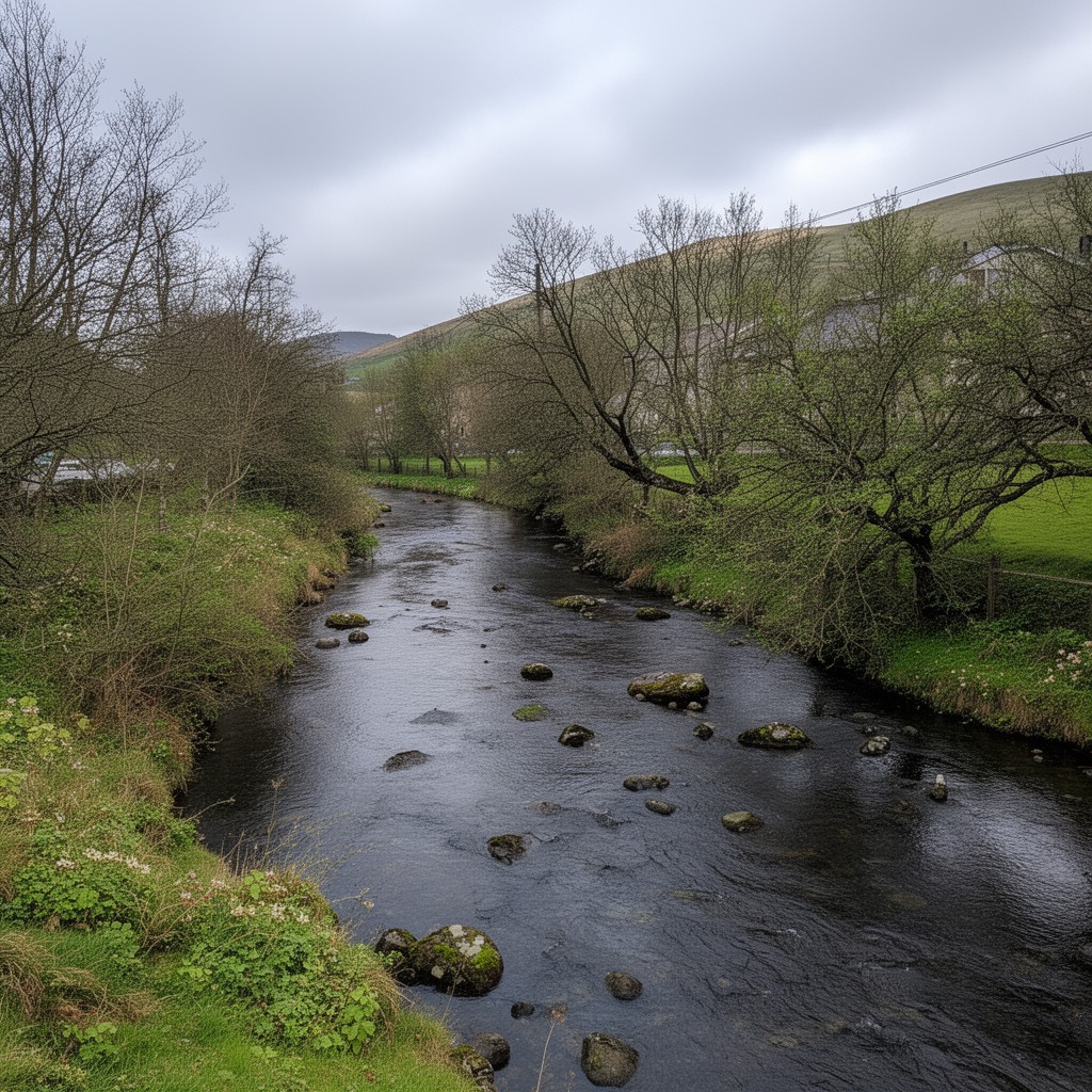 AI-generated illustration of North Calder Water